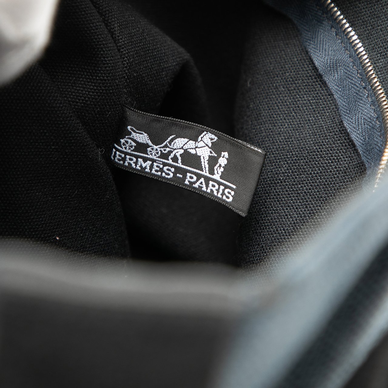 Hermès Toile Saxo MM Blauw