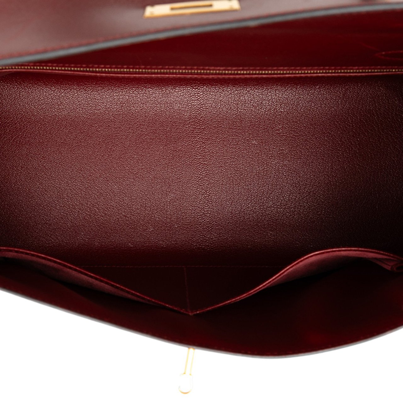 Hermès Box Calf Kelly Retourne 32 Rood
