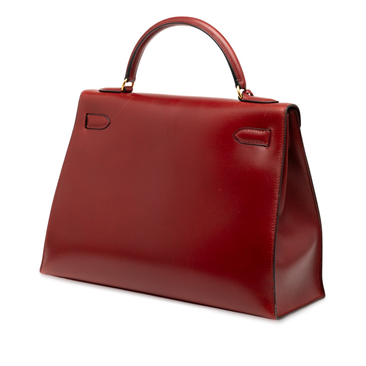 Hermès Box Calf Kelly Retourne 32 Rood