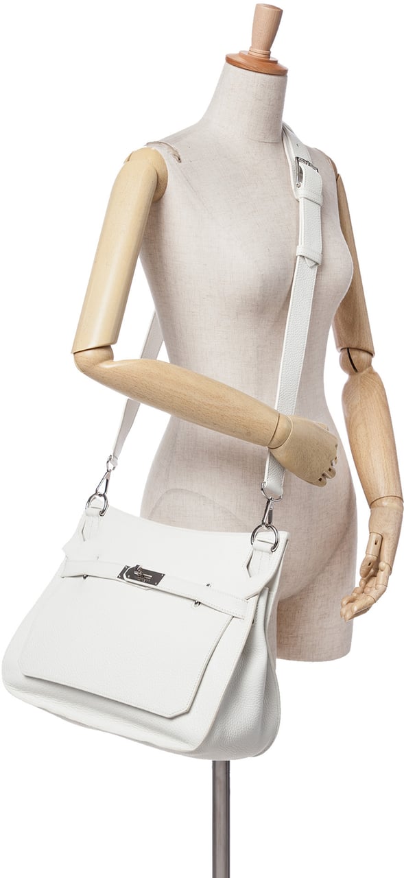 Hermès Clemence Jypsiere 34 Wit