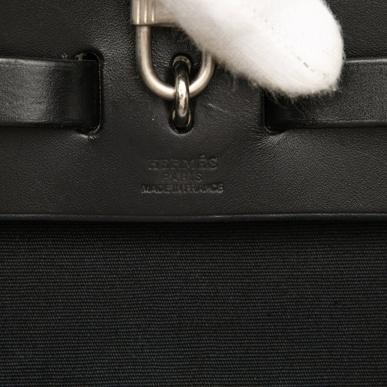 Hermès Toile Herbag PM Zwart