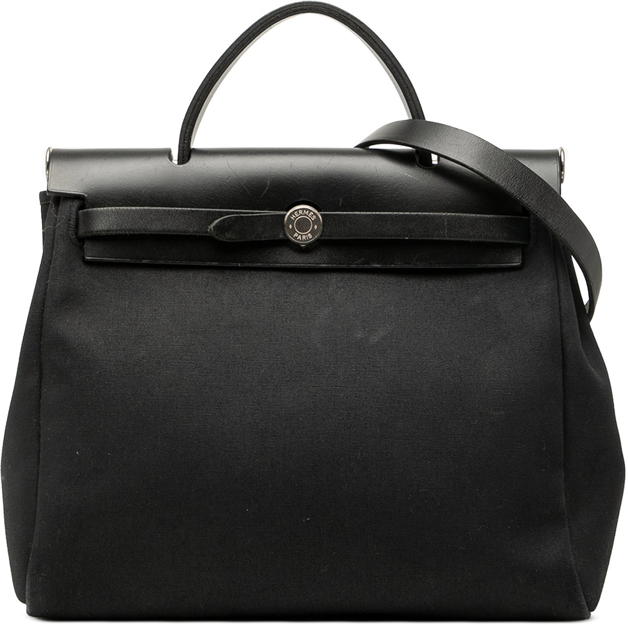 Hermès Toile Herbag PM Zwart
