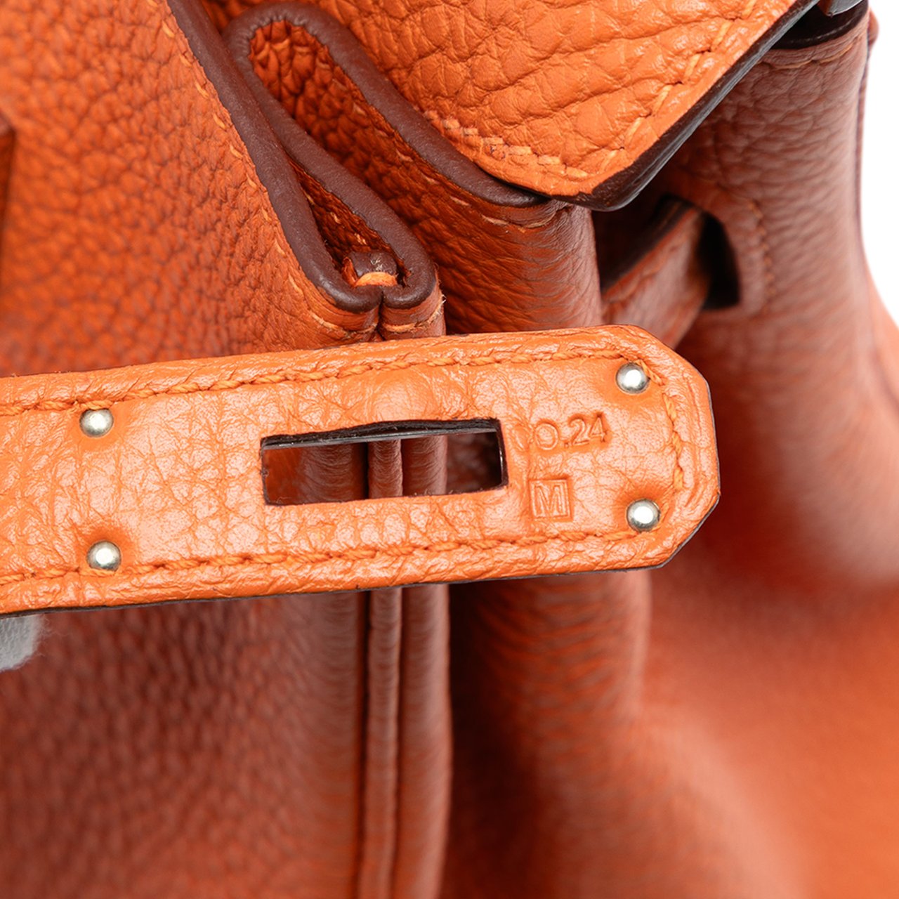 Hermès Togo Birkin Retourne 30 Oranje