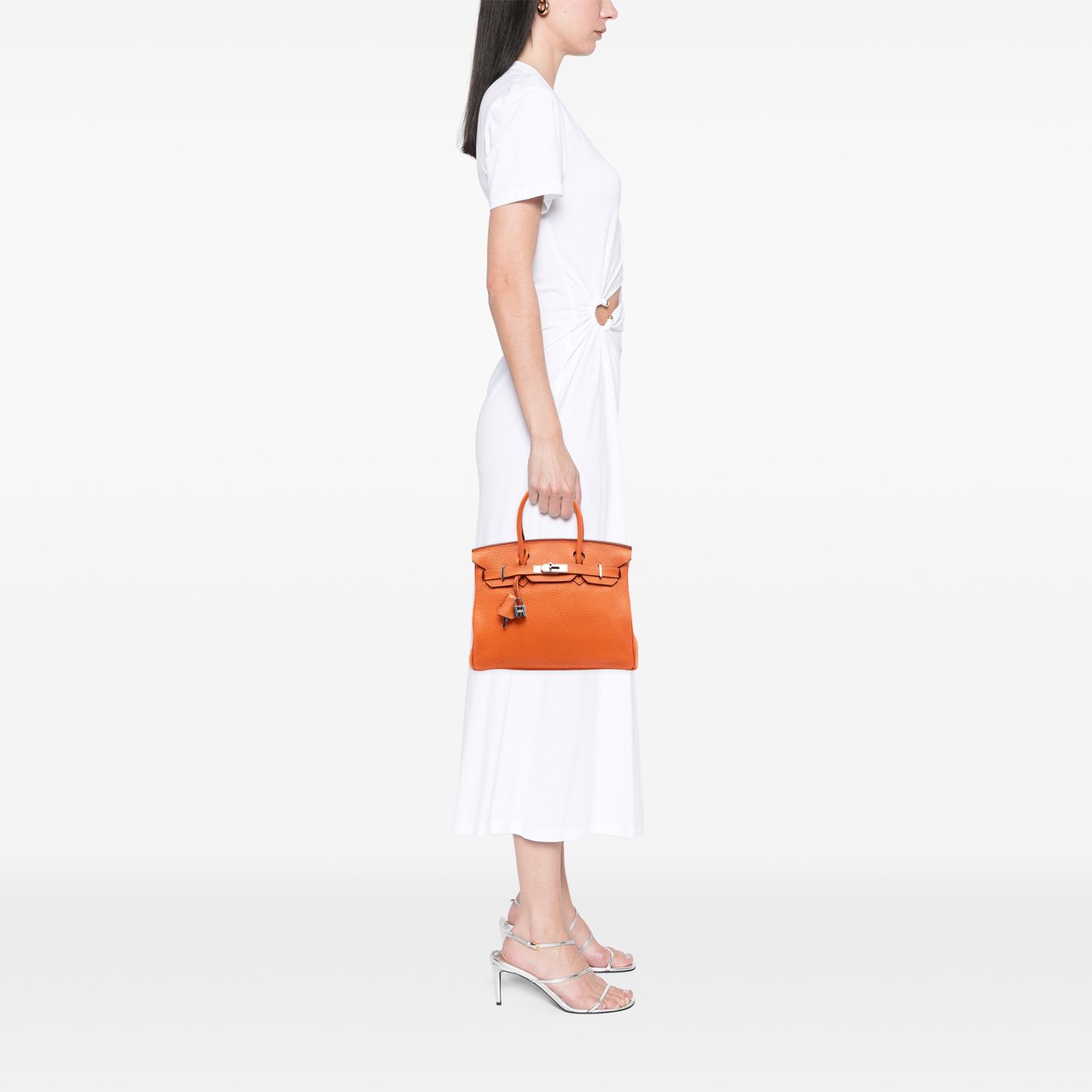 Hermès Togo Birkin Retourne 30 Oranje
