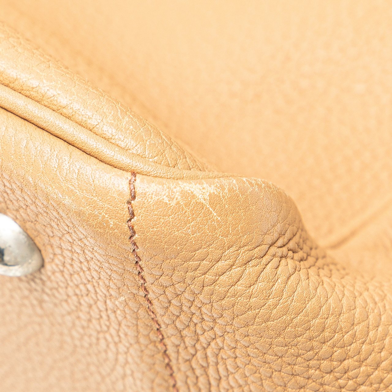 Hermès Clemence Victoria II Cabas 35 Bruin