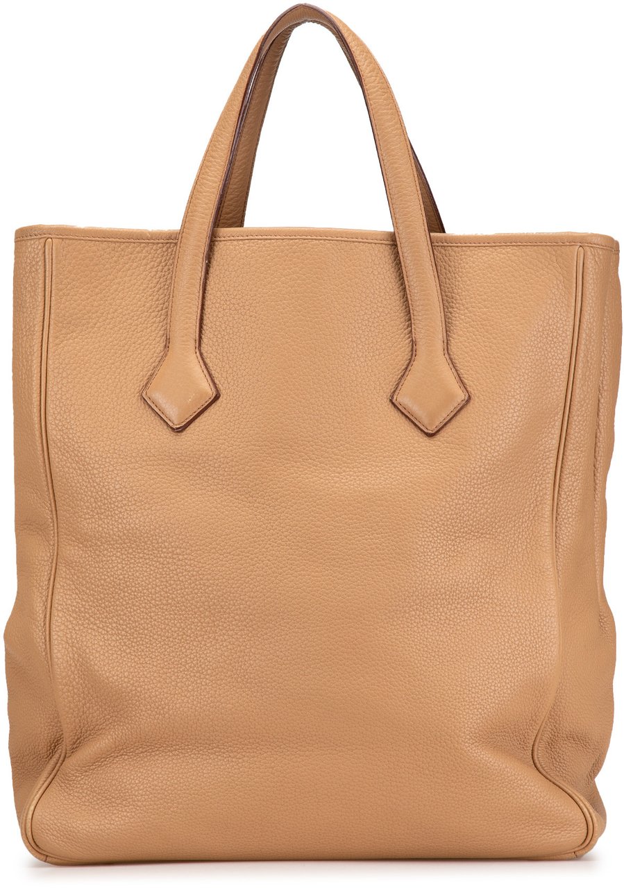 Hermès Clemence Victoria II Cabas 35 Bruin