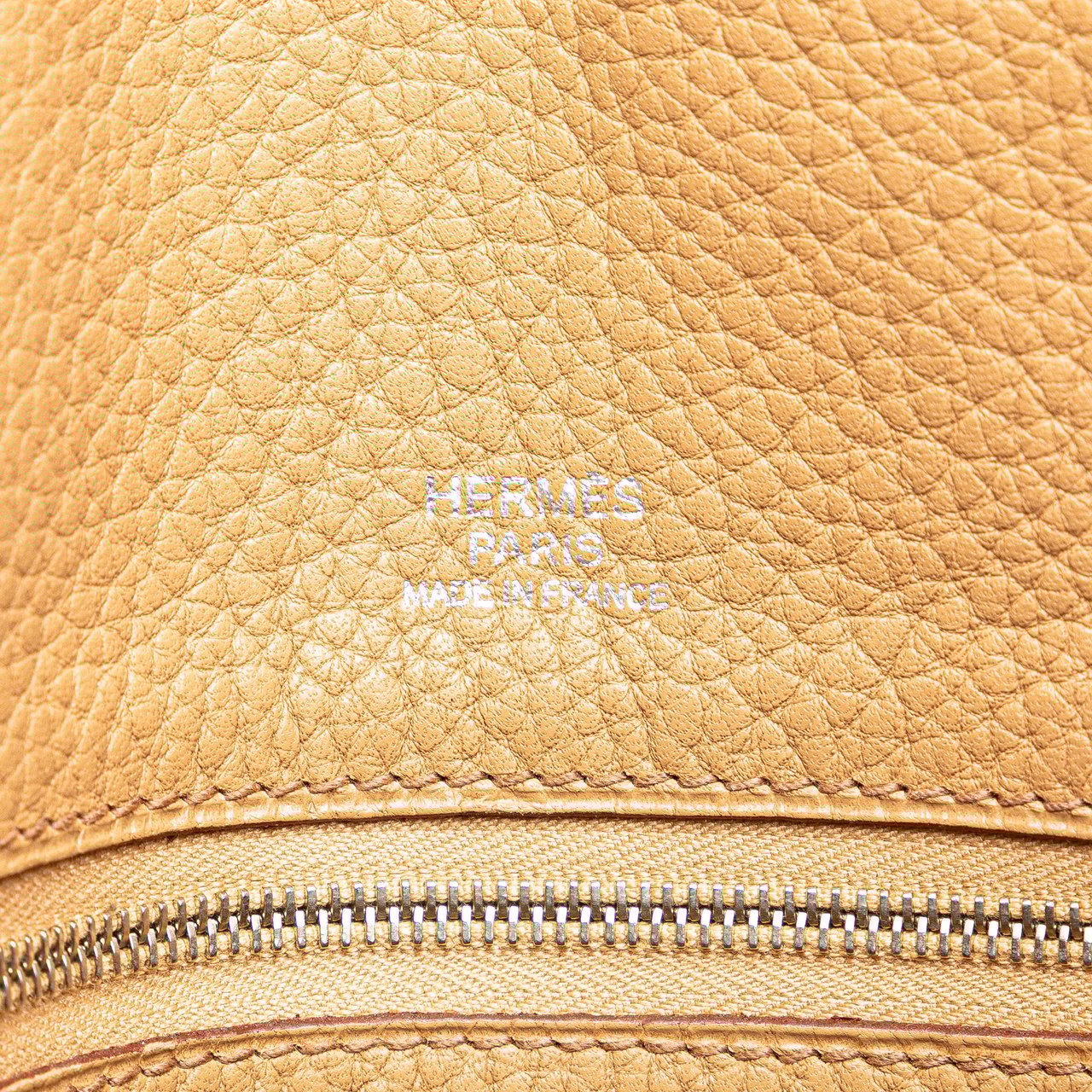 Hermès Clemence Victoria II Cabas 35 Bruin