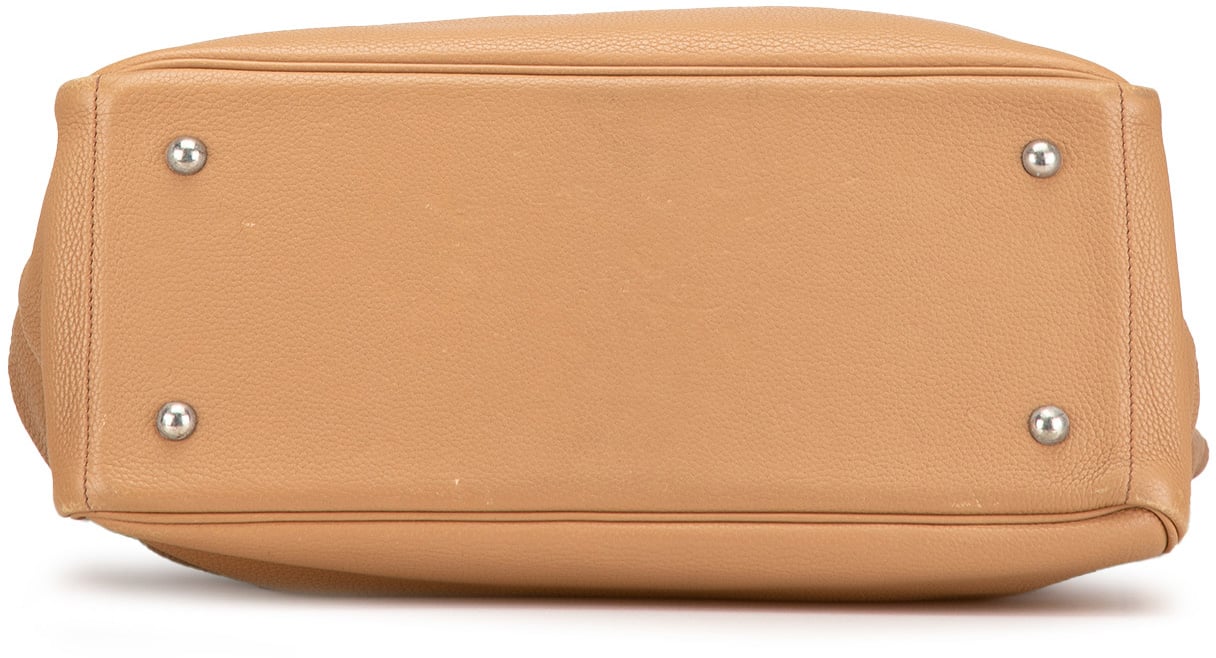Hermès Clemence Victoria II Cabas 35 Bruin