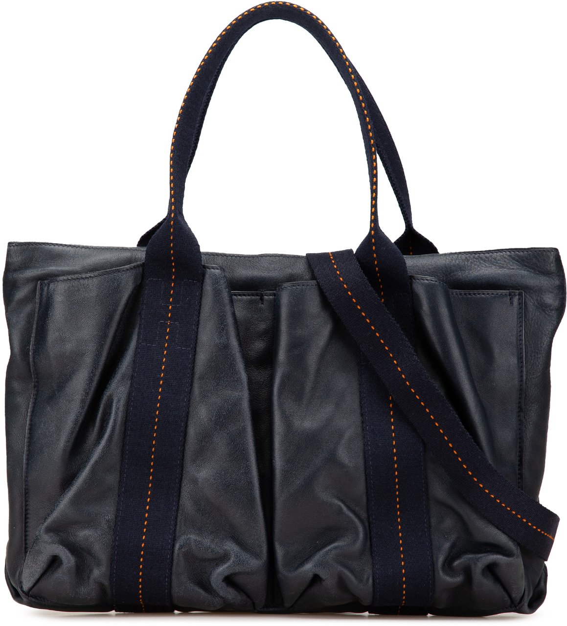 Hermès Caravan Horizontal MM Blauw