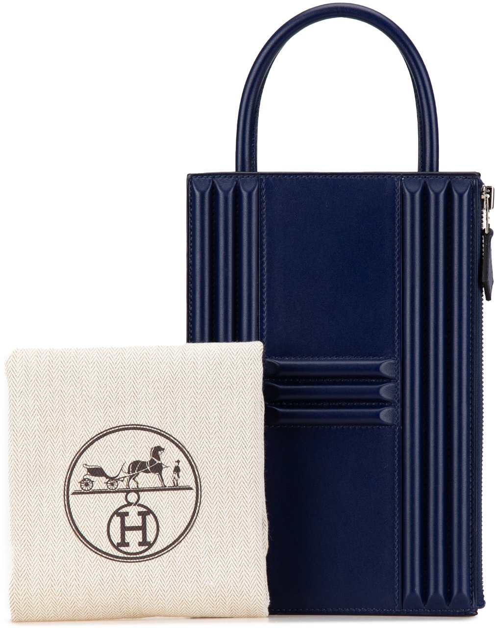 Hermès Tadelakt Kelly Cadena Handbag Blauw