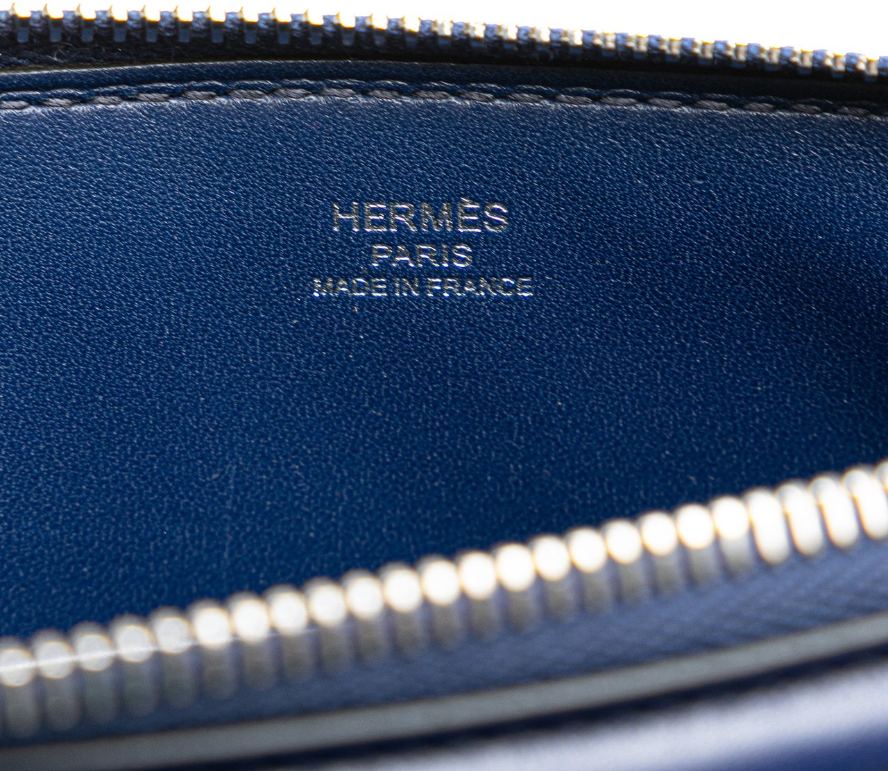 Hermès Tadelakt Kelly Cadena Handbag Blauw