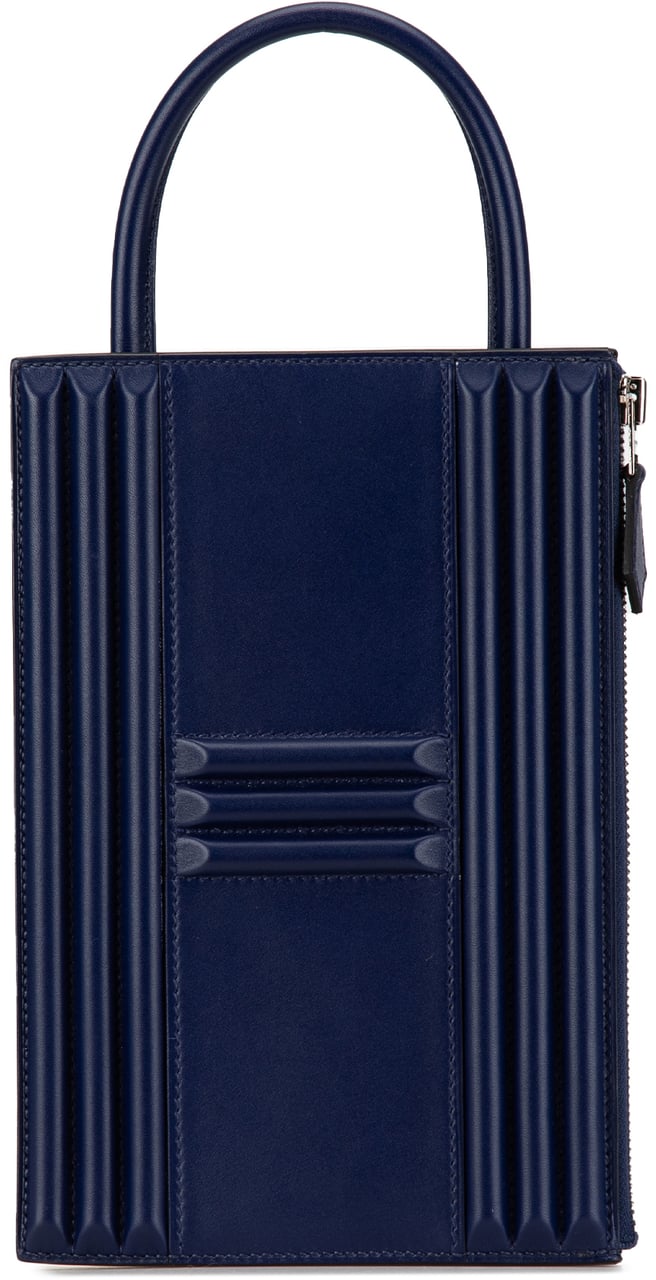 Hermès Tadelakt Kelly Cadena Handbag Blauw