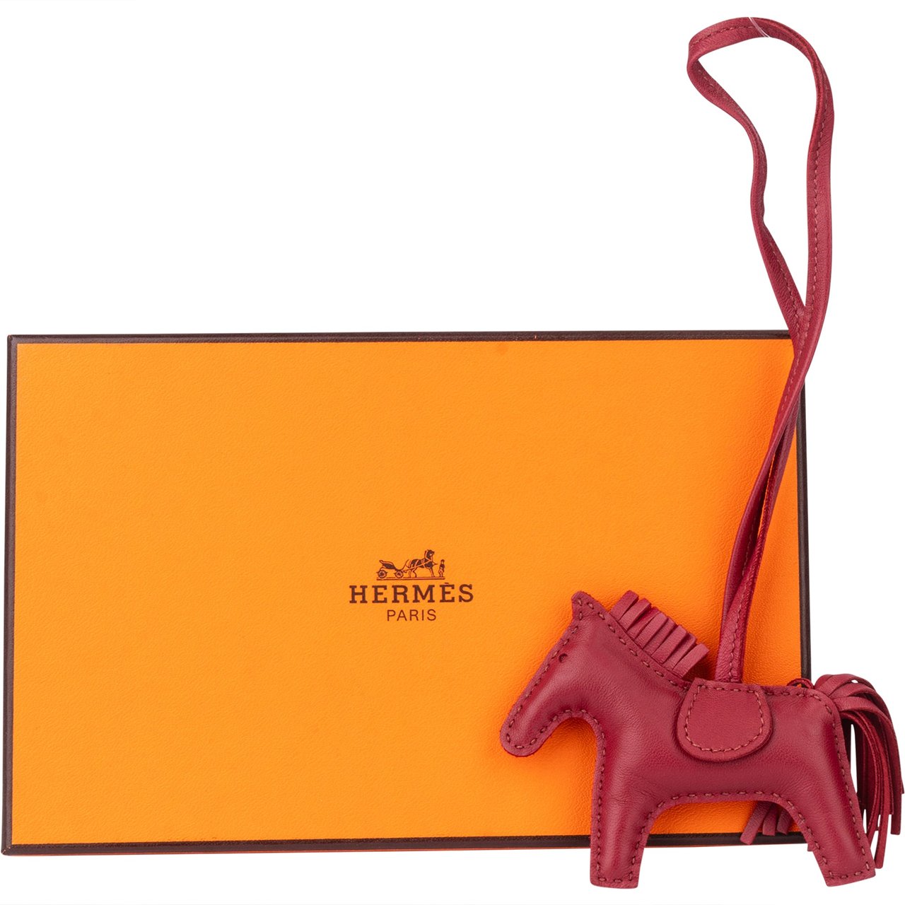 Hermès Hermès Dark Pink Rodeo Pendant Divers