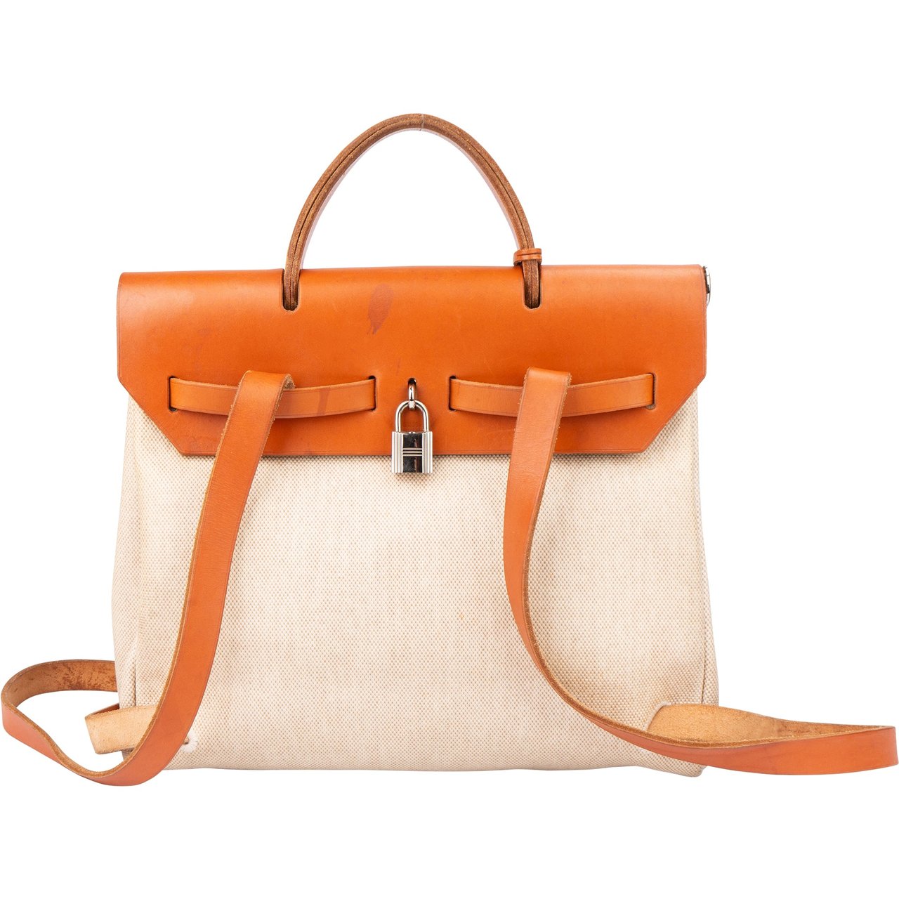 Hermès Hermès Classic 2 in 1 Herbag Backpack Bruin