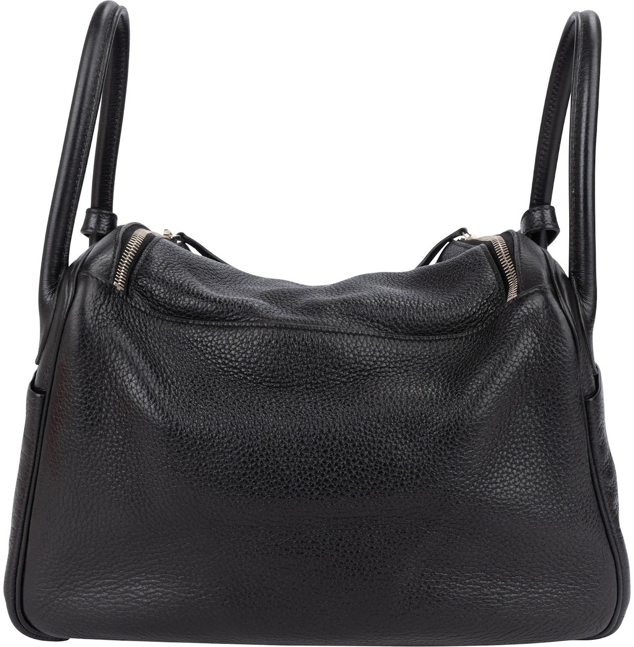 Hermès Clemence Leather Lindy 30 Handbag Zwart