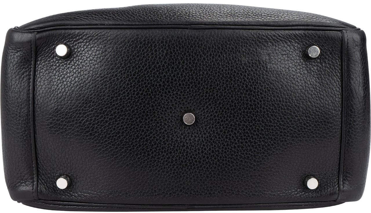 Hermès Clemence Leather Lindy 30 Handbag Zwart
