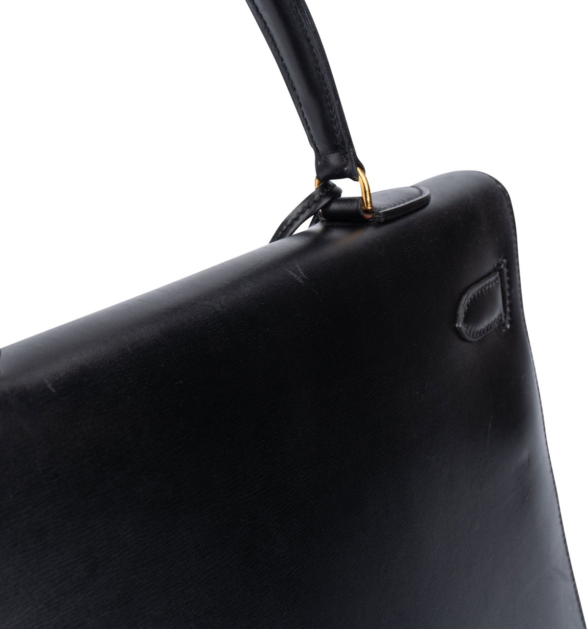 Hermès Hermès Noir Boxcalf Kelly 35 Handbag Zwart