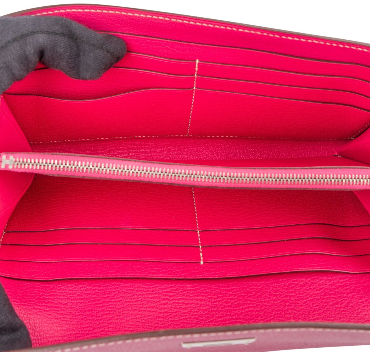 Hermès Epsom Leather Kelly Wallet Roze