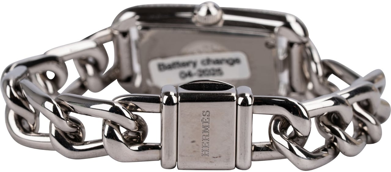 Hermès Hermès Mother of Pearl Dial Diamond Nantucket NA2.130 Watch Divers