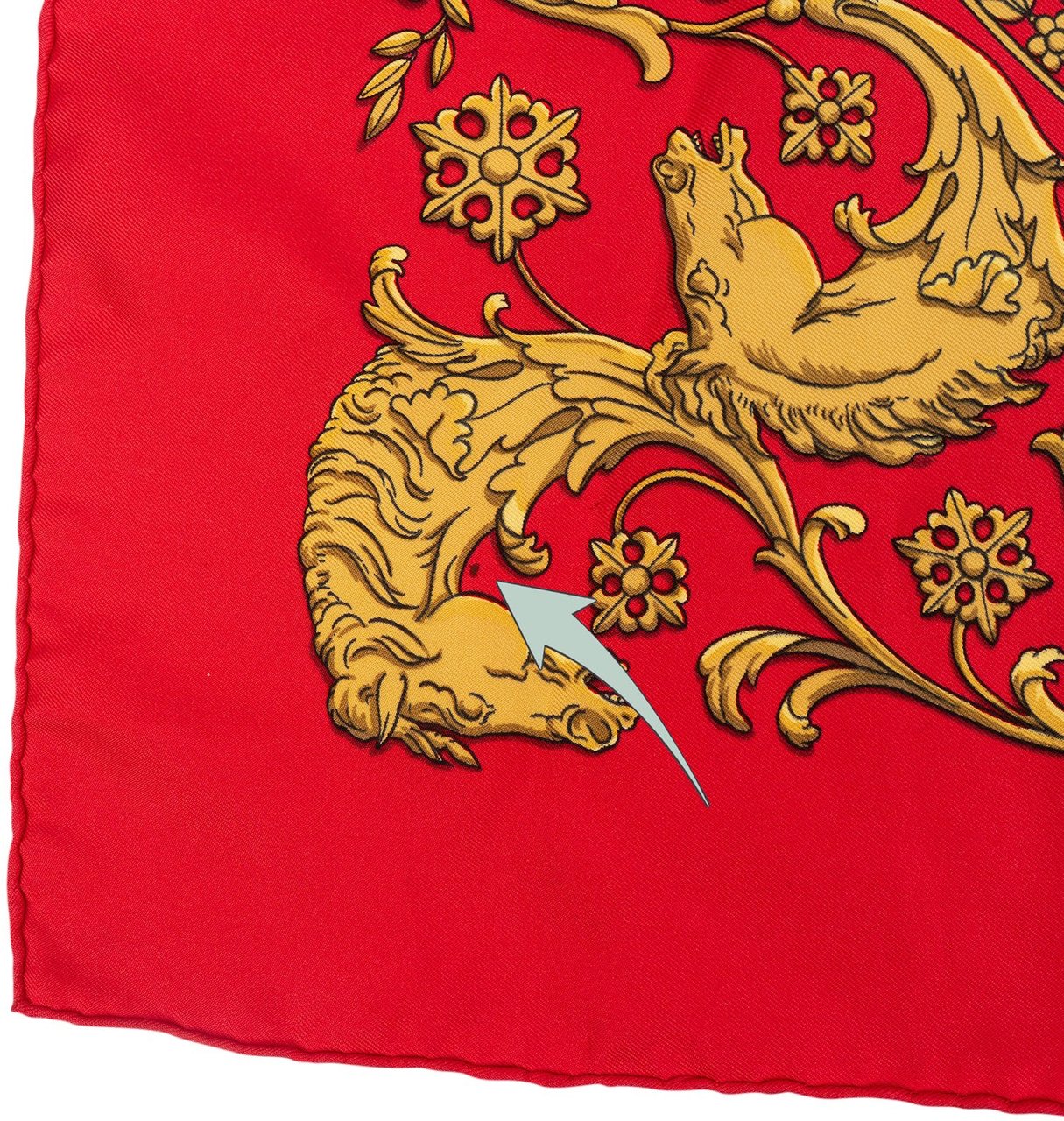 Hermès Hermès La Promenade de Longchamps Silk Carre 90 Scarf Tuch Rood