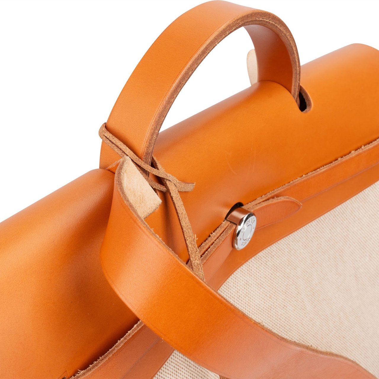Hermès Hermès Classic Cotton Herbag 39 Handbag Beige