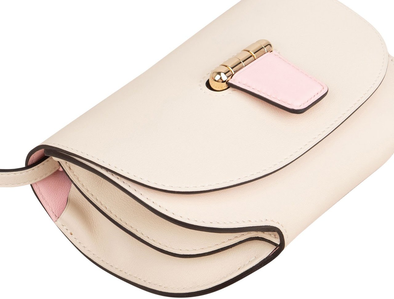 Hermès Bicolor Swift Leather Convoyeur Crossbody Bag Wit