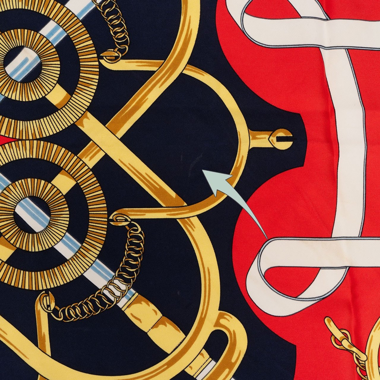 Hermès Grand Apparat Silk 90 Scarf Tuch Rood