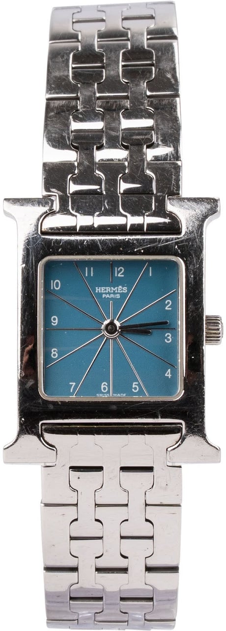 Hermès Silver Tone Heure H HH1.210 Women Watch Divers
