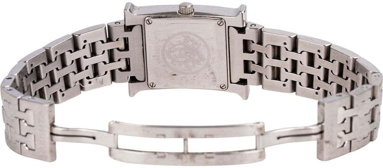 Hermès Silver Tone Heure H HH1.210 Women Watch Divers