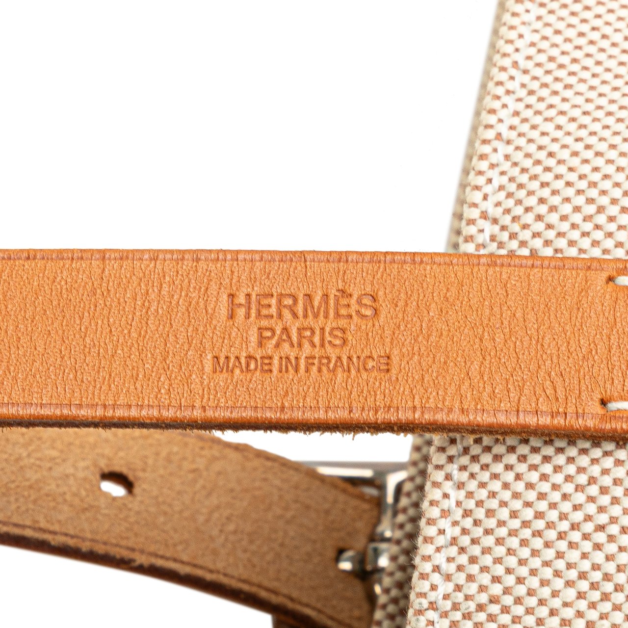 Hermès Toile Etriviere Elan Bruin