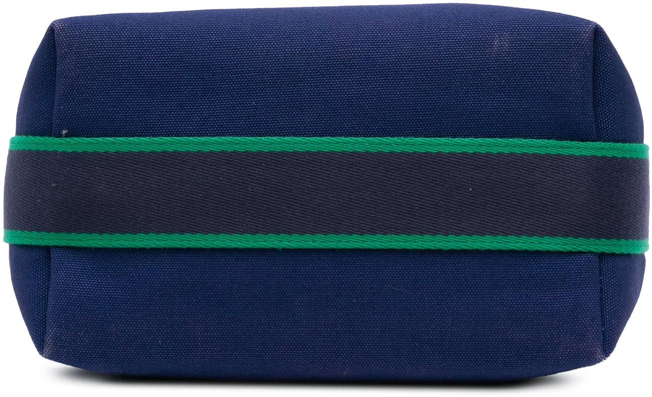 Hermès Small Canvas Bride A Brac Case Blauw