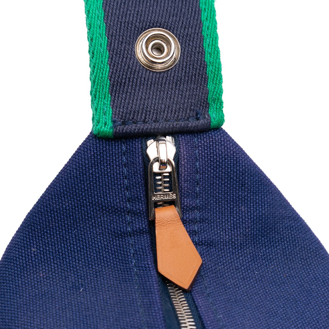Hermès Small Canvas Bride A Brac Case Blauw