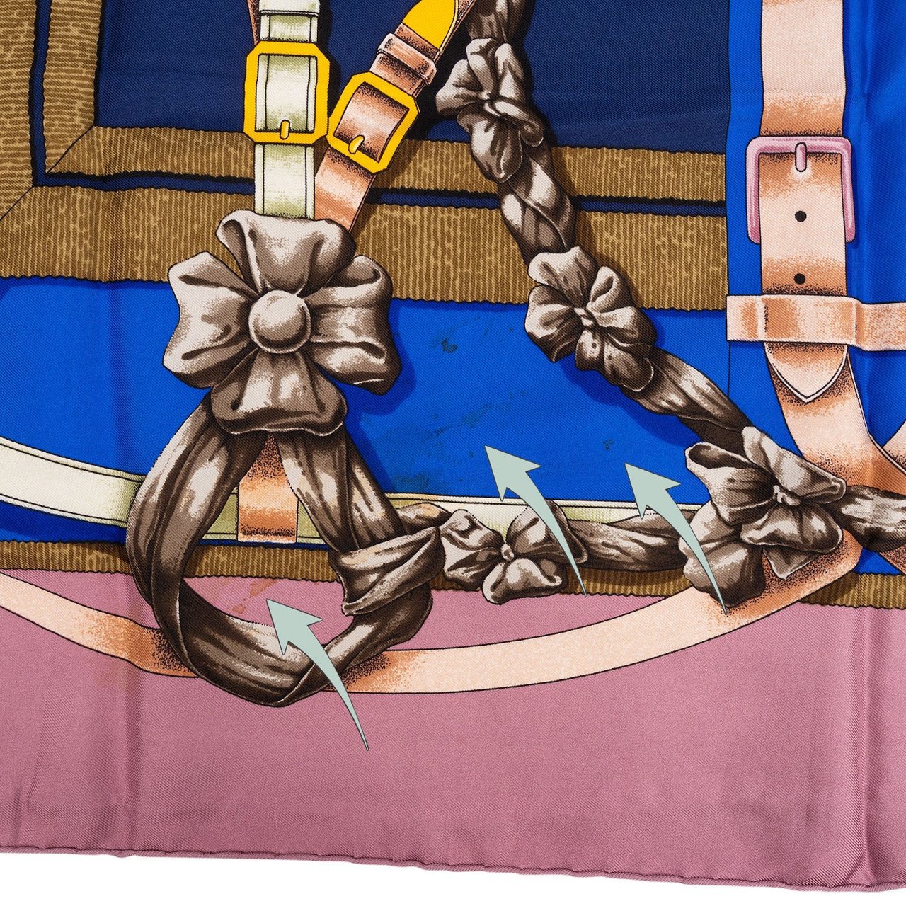 Hermès Grand Manège Silk Carre 90 Scarf Tuch Rood