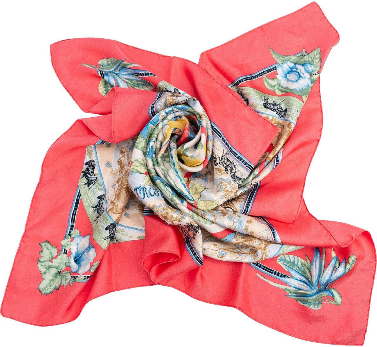 Hermès Tropiques Silk 90 Scarf Tuch Divers