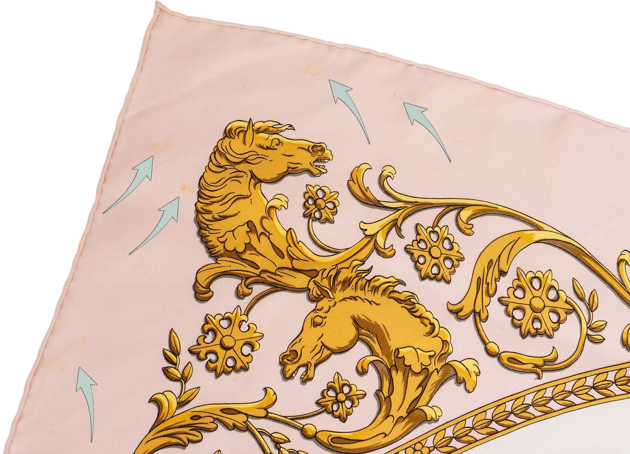 Hermès La Promenade de Longchamps Silk Carre 90 Scarf Tuch Rood