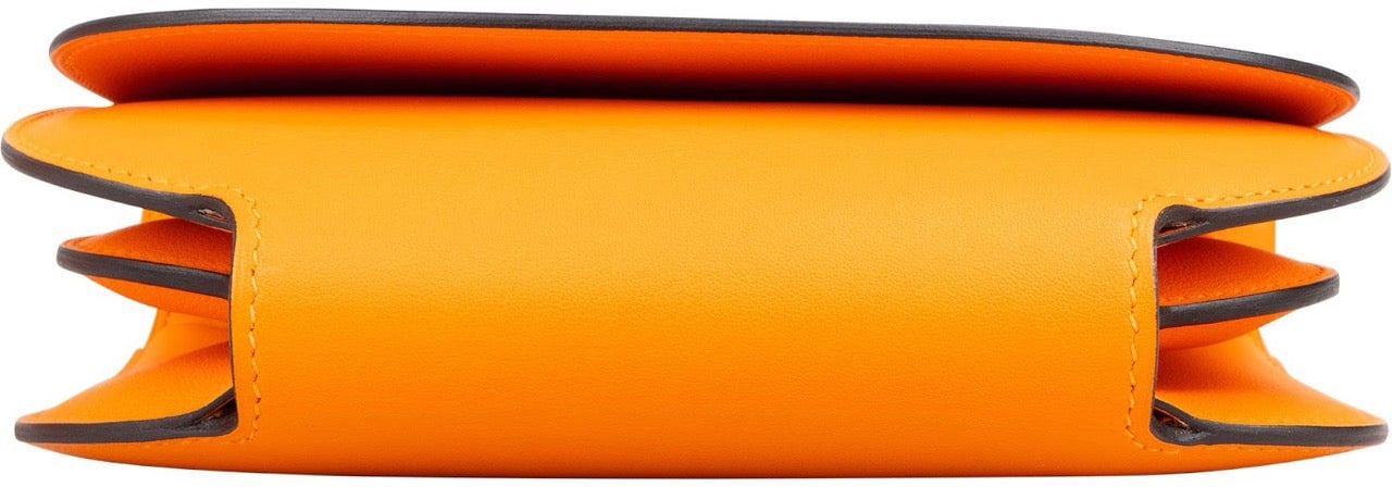 Hermès Swift Leather Convoyeur Crossbody Bag Geel