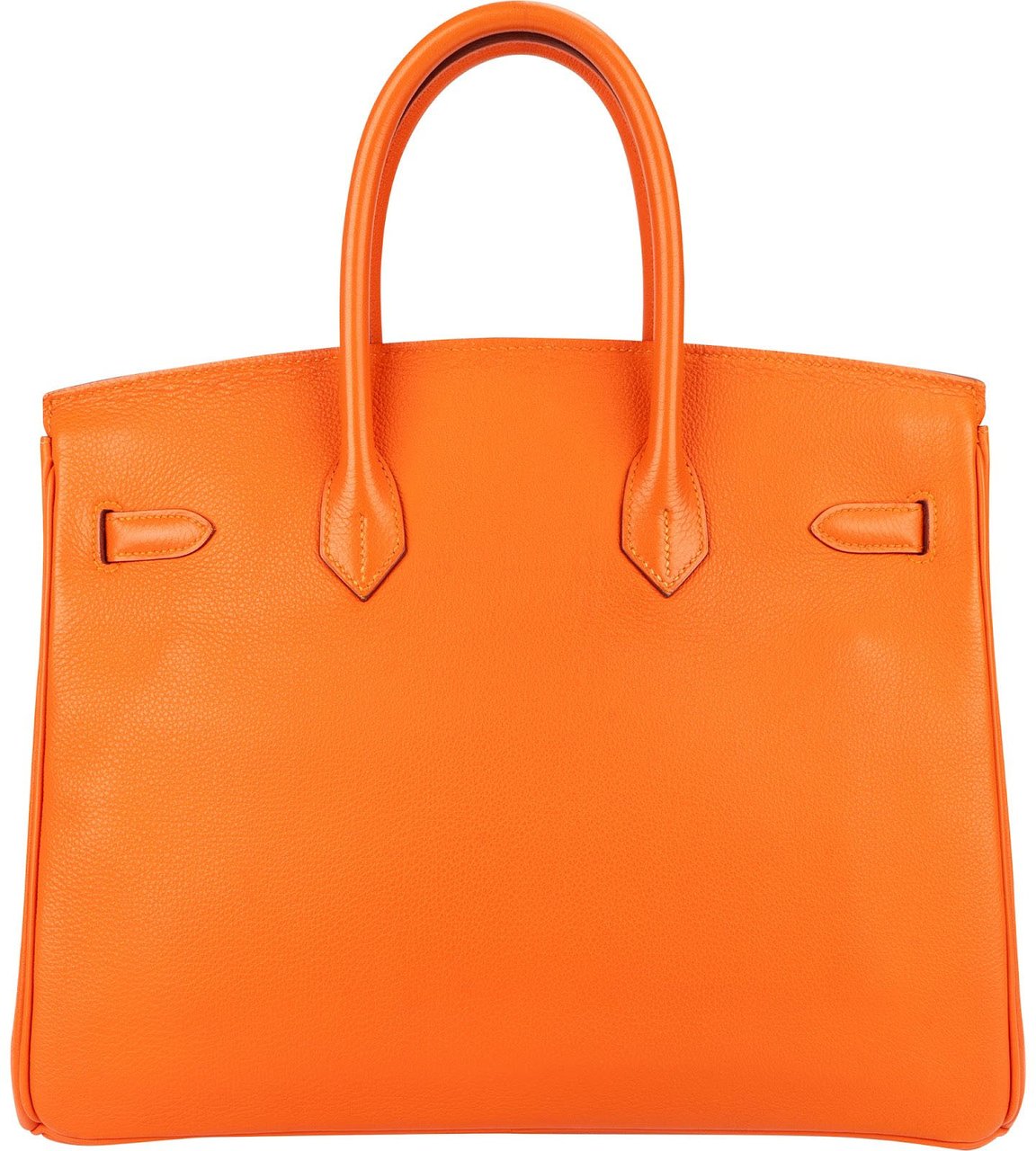 Hermès Orange H Togo Leather Birkin 35 Handbag Oranje