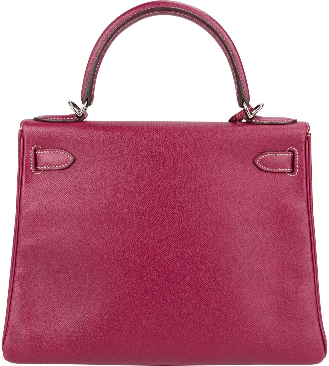 Hermès Pink Epsom Leather Kelly Sellier 28 Handbag Roze