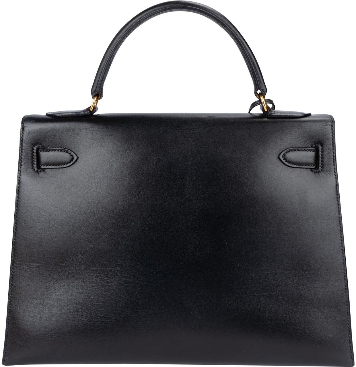 Hermès Noir Boxcalf Leather Kelly 32 Handbag Zwart