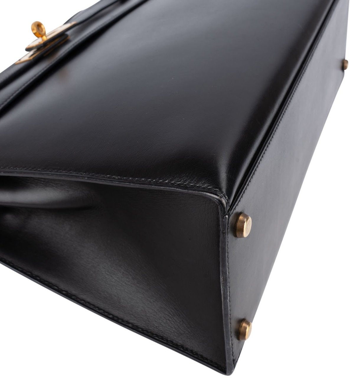 Hermès Noir Boxcalf Leather Kelly 32 Handbag Zwart