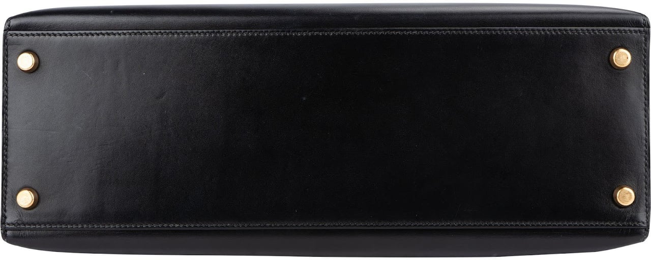 Hermès Noir Boxcalf Leather Kelly 32 Handbag Zwart