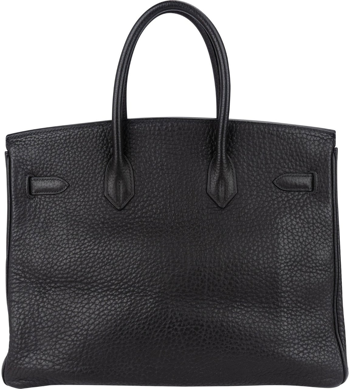 Hermès Noir Togo Leather Birkin 35 Gold Hardware Handbag Zwart