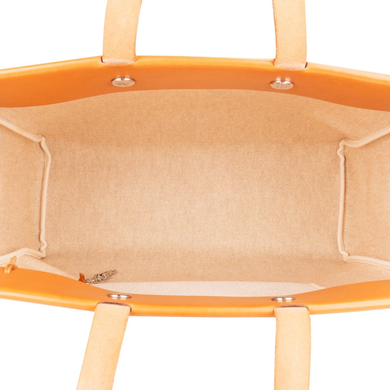Hermès Classic Cotton Cabbas MM Tote 40 Herbag Handbag Bruin