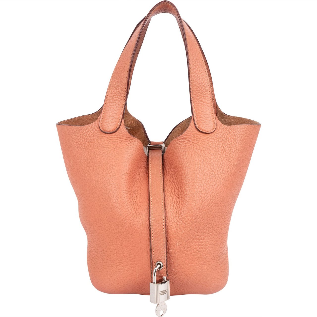 Hermès Crevette Rose Taurillon Clemence Picotin Lock 18 (PM) Handbag Divers