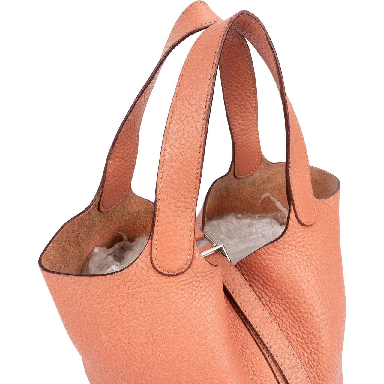 Hermès Crevette Rose Taurillon Clemence Picotin Lock 18 (PM) Handbag Divers