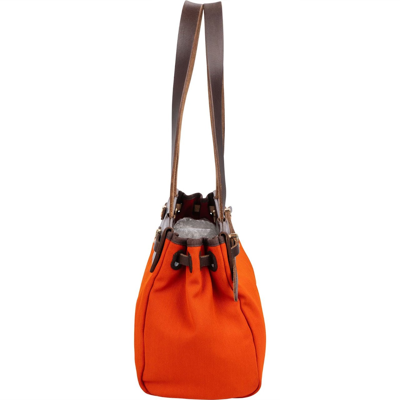 Hermès Classic Cotton Cabas PM Herbag Shoulder Bag Oranje