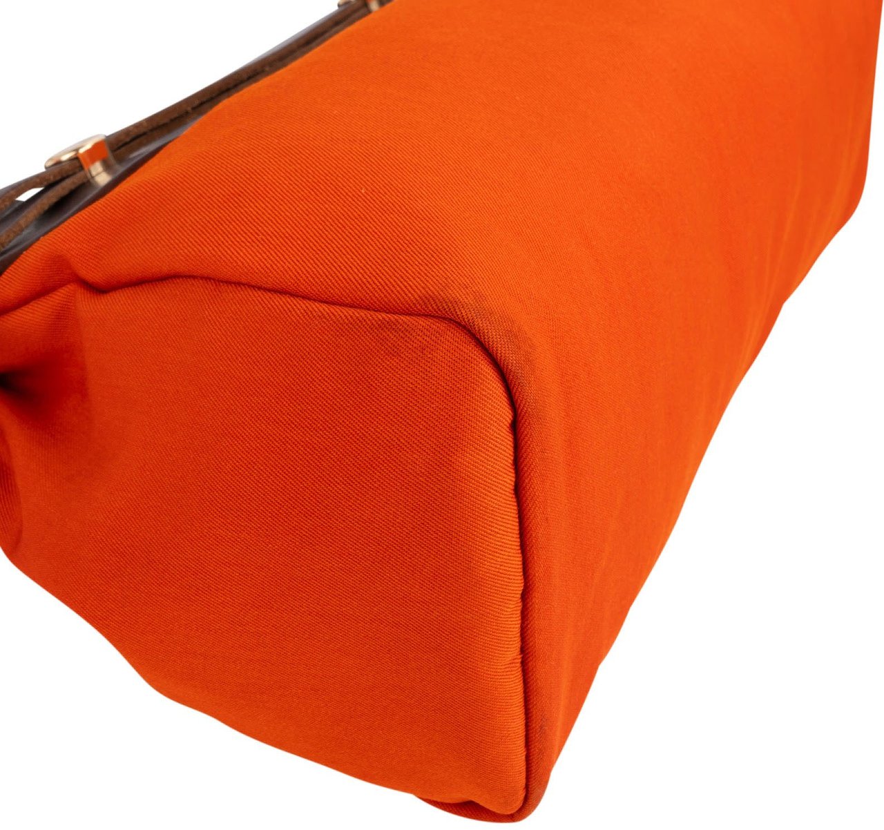 Hermès Classic Cotton Cabas PM Herbag Shoulder Bag Oranje