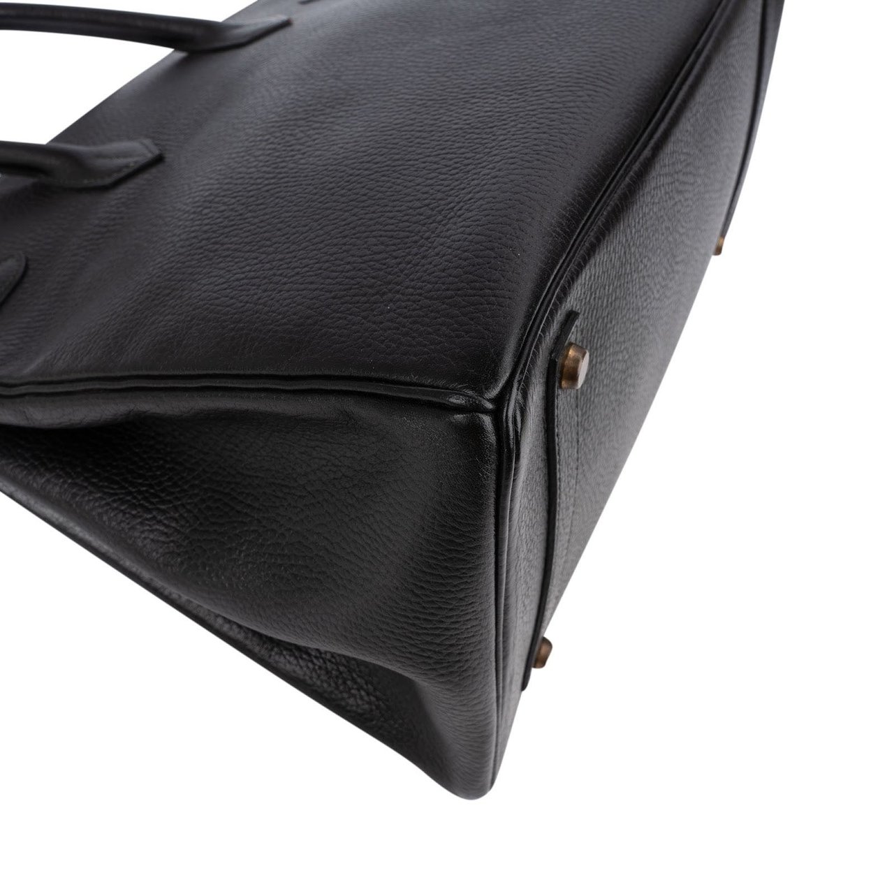 Hermès Ardennes Leather Birkin 35 Handbag Zwart