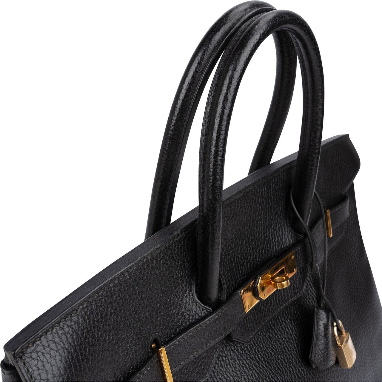 Hermès Ardennes Leather Birkin 35 Handbag Zwart
