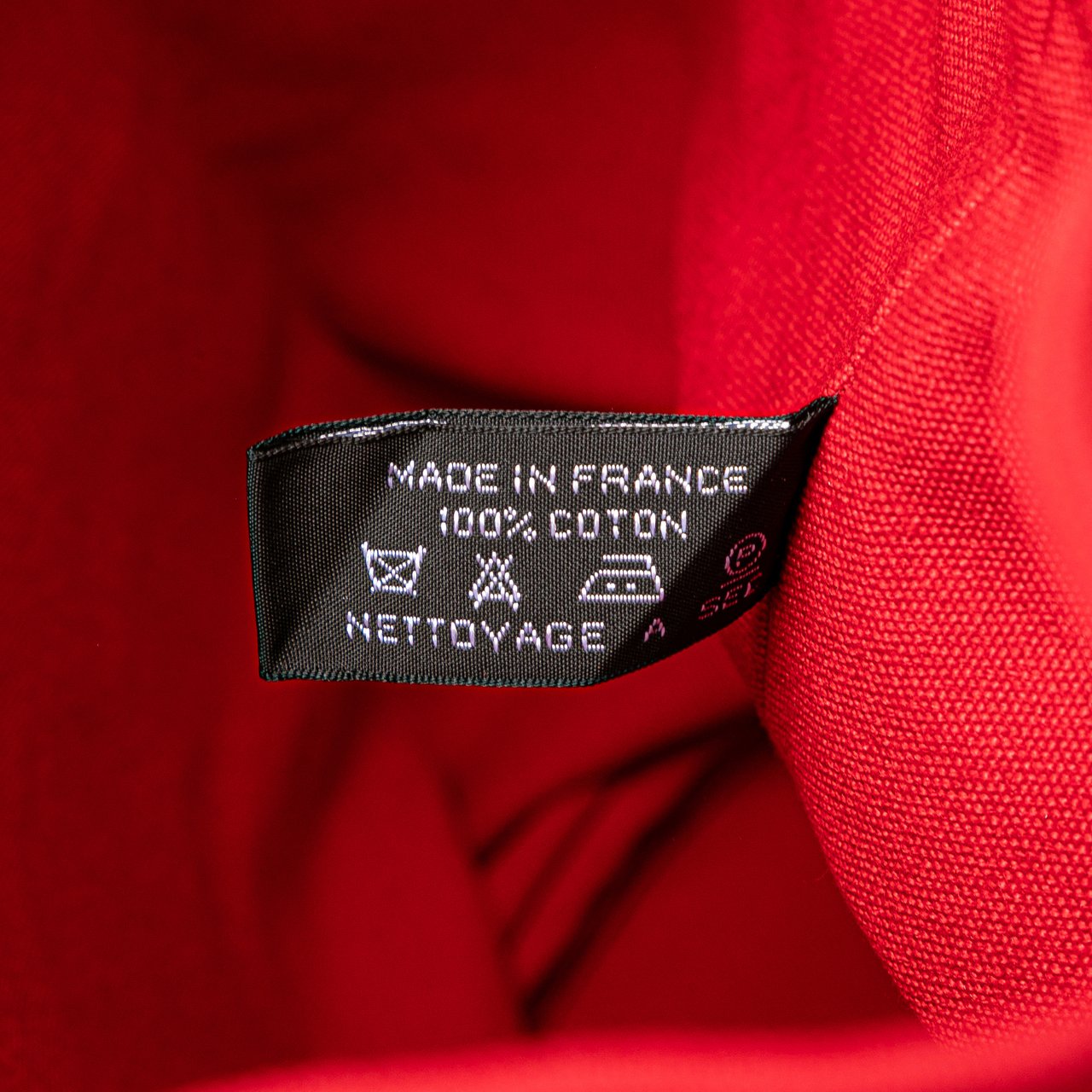 Hermès Toile Polochon Mimile Rood